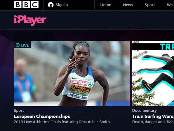 bbc iplayer website