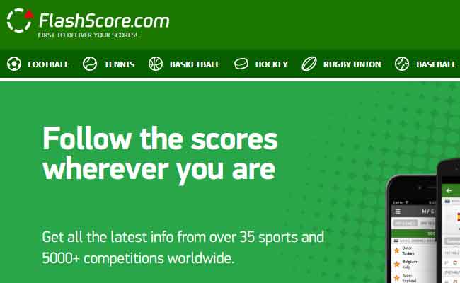 flash score app