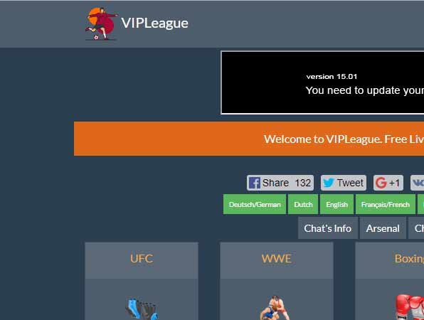 live streams - VIP leagues