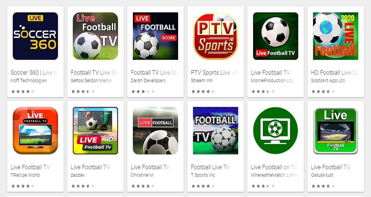 live football streaming apps